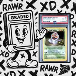 2000 POKEMON ROCKET #2 DARK ARBOK-HOLO PSA 8 Graded Card - Image 1