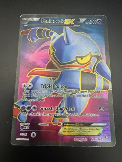 Toxicroak EX Ultra Rare Holo Full Art Pokemon TCG 102/106 XY Flashfire English - Image 3