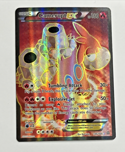 POKEMON 2015 CAMERUPT EX 146/160 XY PRIMAL CLASH FULL HOLO CARD - EX/NM - Image 1