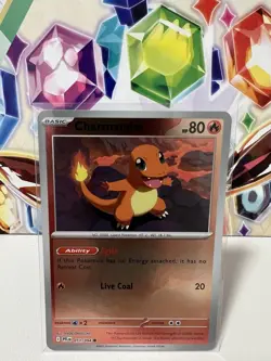 Charmander 011/094 Common Reverse Holo - Pokemon TCG Phantasmal Flames - NM - Image 1