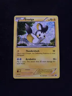 Emolga 6/12 Pokemon McDonalds 2012 Collection Holo TCG HP - Image 1
