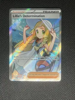 Lillie's Determination #169/132 Mega Evolution NM/Near Mint Pokemon 2025 - Image 1