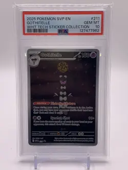 Gothitelle - Wht Tech Sticker Collection Pokemon SVP EN Black Star Promo 211 💎 - Image 1