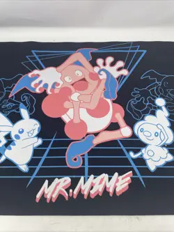 Pokemon TCG Play Mat Mr Mime Jr Pikachu 2019 - Image 2