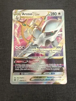 Arceus VSTAR 123/172 Swsh09: Brilliant Stars Holo Pokemon Tcg - Image 1