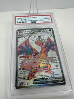 2023 Pokemon Charizard EX Premium Collection Black Star Promo 056 PSA 10 - Image 4