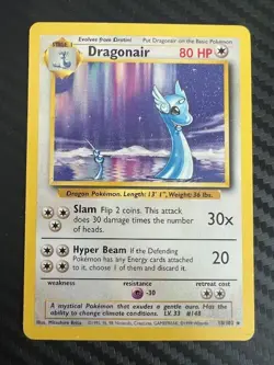 Pokemon TCG Dragonair Base Set 18/102 Non-Holo Unlimited LP - Image 1