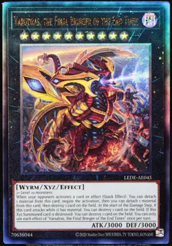 Yu-Gi-Oh! Varudras, The Final Bringer End Times LEDE-AE045 Asia-English Ultimate - Image 1