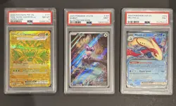 Pokemon Graded Card Lot (3) PSA 9’s / 8’s - Image 1