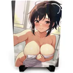 Sexy Hot Lewd Anime Waifu Girl Doujin Lewd Goddess Story Holographic Art Card - Image 1