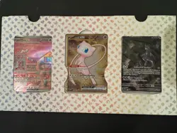 ?? Pokemon Scarlet & Violet 151 - Mew/Mewtwo 3-Card Set - Exclusive Sealed Set! - Image 1