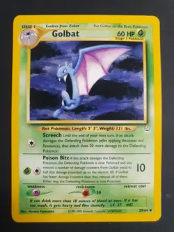 Golbat 29/64 - Neo Revelation Set - Pokemon Card - Excellent Condition - Image 1