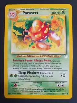 Parasect 35/64 - Neo Revelation Set - Pokemon Card - Excellent Condition - Image 1