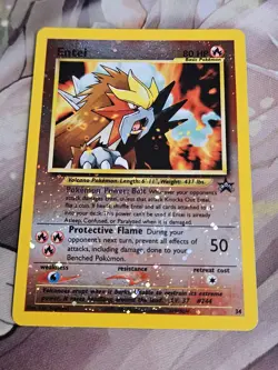 Entei 34 Pokemon Wizards Black Star Promo Card NM/VLP - Image 1