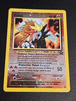 Entei 34 Pokemon Wizards Black Star Promo Card NM/VLP - Image 2