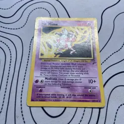 Pokemon - Mr. Mime - Non Holo - 27/130 - Base Set 2 - Rare Card - Image 2