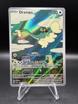 Drampa Illustration Rare Pokemon TCG SV05: Temporal Forces Holo Card 184/162 - Image 1