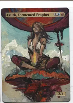 Eruth, Tormented Prophet MTG Altered art MAGIC Hand Painted Card Commander - Image 1