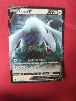 Lugia V 138/195 Silver Tempest Ultra Rare Holographic Pokemon TCG Card - Image 1