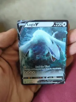 Lugia V 138/195 Silver Tempest Ultra Rare Holographic Pokemon TCG Card - Image 2