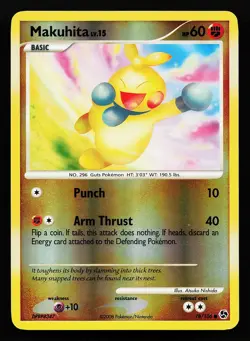 Makuhita 78/106 Reverse Holo Great Encounters Pokemon Card - Image 1