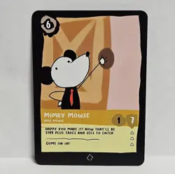 Lorcanos Mimky Mowse Nice Mowse Dysfunctional Passholder Parody Card - Image 1