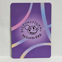 Lorcanos Mimky Mowse Nice Mowse Dysfunctional Passholder Parody Card - Image 2
