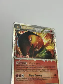 2010 Pokemon TCG Typhlosion (Prime) HGSS09 Hgss Black Star Promo Card Holo HP - Image 3