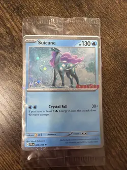 Suicune GameStop Stamped Promo Card 026/094 (New & Factory Sealed) - Image 1