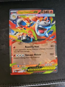 Mega Camerupt ex 022/132 Mega Evolution Pokemon Cards DOUBLE RARE HOLO Near Mint - Image 1