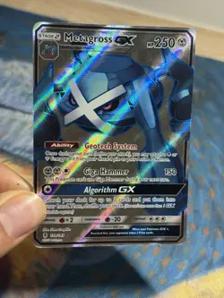 Metagross GX 139/145 Guardians Rising Full Art Ultra Rare Pokemon TCG Card HP - Image 3