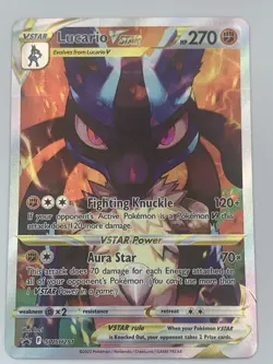 Lucario VSTAR SWSH291 SWSH: Sword & Shield Promo Card Holo NM - Image 2