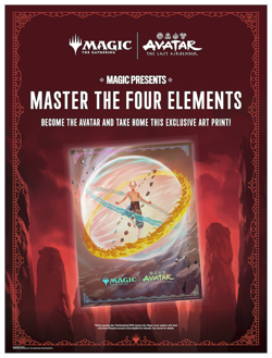 2x NEW Avatar The Last Airbender Magic The Gathering Posters PROMO Foil MTG TLA - Image 2