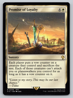 MTG- Promise of Loyalty - Commander Final Fantasy - Image 1