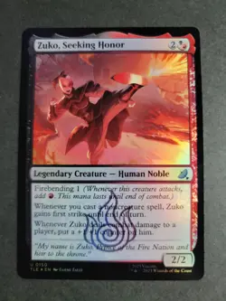 Zuko, Seeking Honor (Foil) Uncommon MTG Avatar Eternal - Image 1
