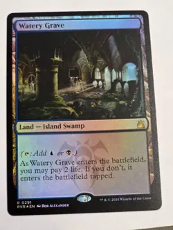 MTG - Watery Grave FOIL - Ravnica Remastered - Image 1