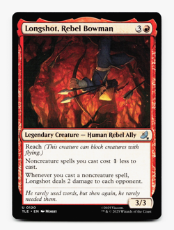Longshot, Rebel Bowman [Avatar: The Last Airbender: Eternal-Legal] MTG ?? - Image 1