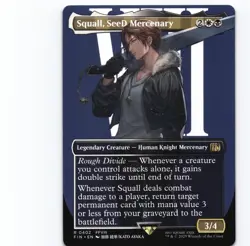 Squall, SeeD Mercenary (Borderless) R FINAL FANTASY 402 NM FIN - Image 1