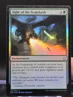 Sight of the Scalelords #207 Dragons of Tarkir Foil Uncommon - Image 1