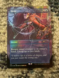 Snap Borderless FOIL x1 Secret Lair Pack Fresh Never Played FREE SHIPPING - Image 1