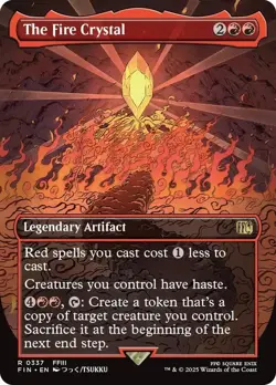 The Fire Crystal - Borderless - Final Fantasy - FIN R 0337 - Image 1