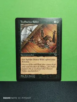 Teuflisches Edikt / Diabolic Edict - MTG Magic - Image 1