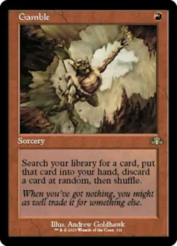 MTG Gamble - Retro Frame NM-Mint Dominaria Remastered - Image 1