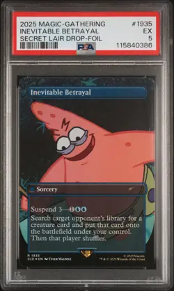 2025 MTG SECRET LAIR DROP #1935 INEVITABLE BETRAYAL PSA 5 - Image 1