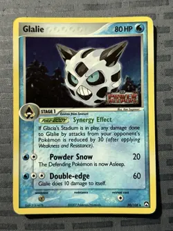 Pokemon Glalie 30/108 Uncommon Reverse Holo Stamped Power Keepers - Image 1