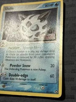 Pokemon Glalie 30/108 Uncommon Reverse Holo Stamped Power Keepers - Image 2
