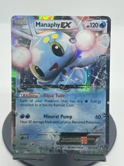 Pokemon TCG Manaphy EX 32/122 XY BREAKpoint Ultra Rare LP - Image 1