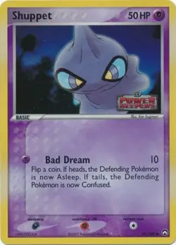 Moderately Played, English Pokemon Reverse Holo Shuppet - 61/108 - Common - Reve - Image 1
