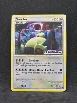 Pokemon Call Of Legends Pre-Release Stamped Snorlax 33/95 (LP) - Image 1