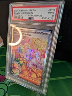Bianca's Devotion 209/162 SIR Temporal Forces Pokemon TCG PSA 9 - Image 2